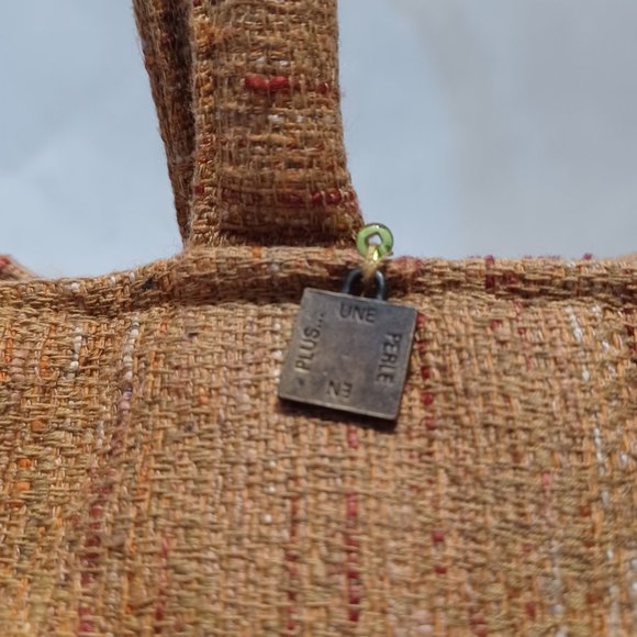 Small tote bag et mini bag Pierre Frey vintage - Velvet Brocade - Picture 9 of 15